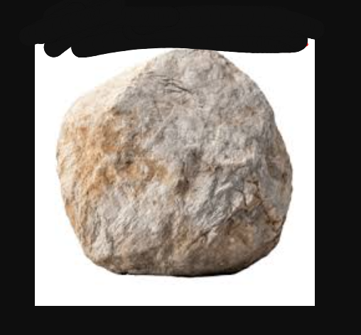 it is a rock